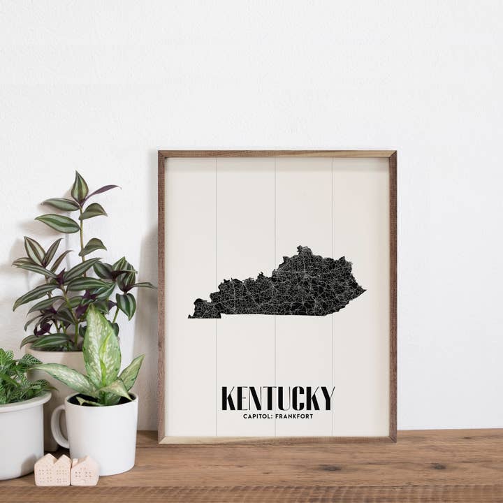 Kendrick Home - Wholesale Art Print - Kentucky State Print1