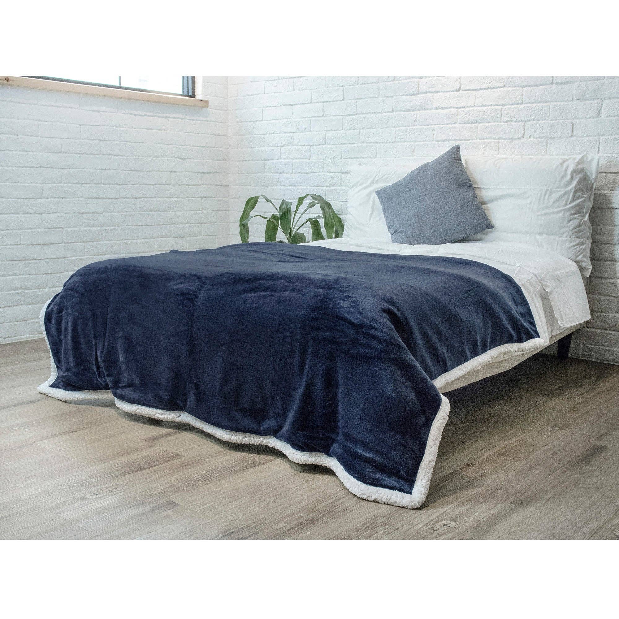 Pavilia – Manta para sofá por atacado – Cobertor Premium Sherpa Fleece23