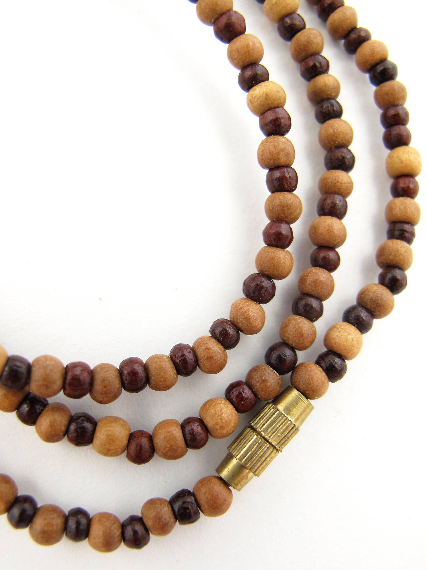 Tika - Wholesale Beaded/Pearl Necklace - Wood Necklace- 3mm6