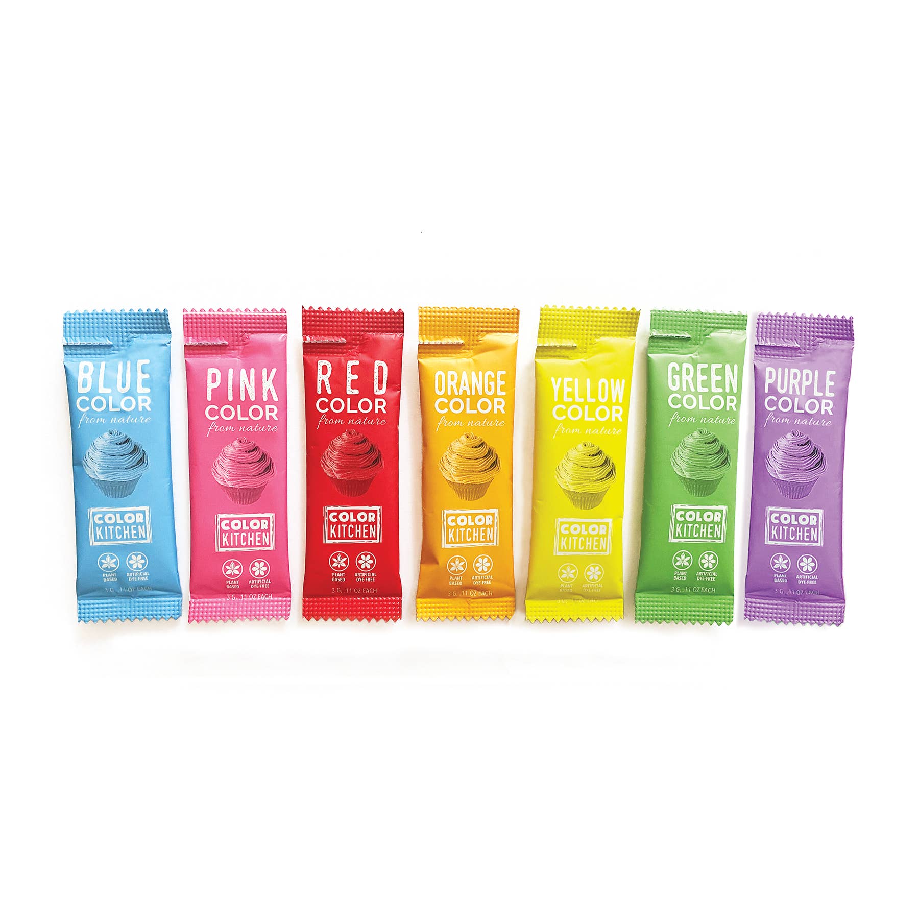 ColorKitchen – wholesale Cake decorating kit – 10 Pack - Single Packets - Food Colors, Artificial Dye-free1