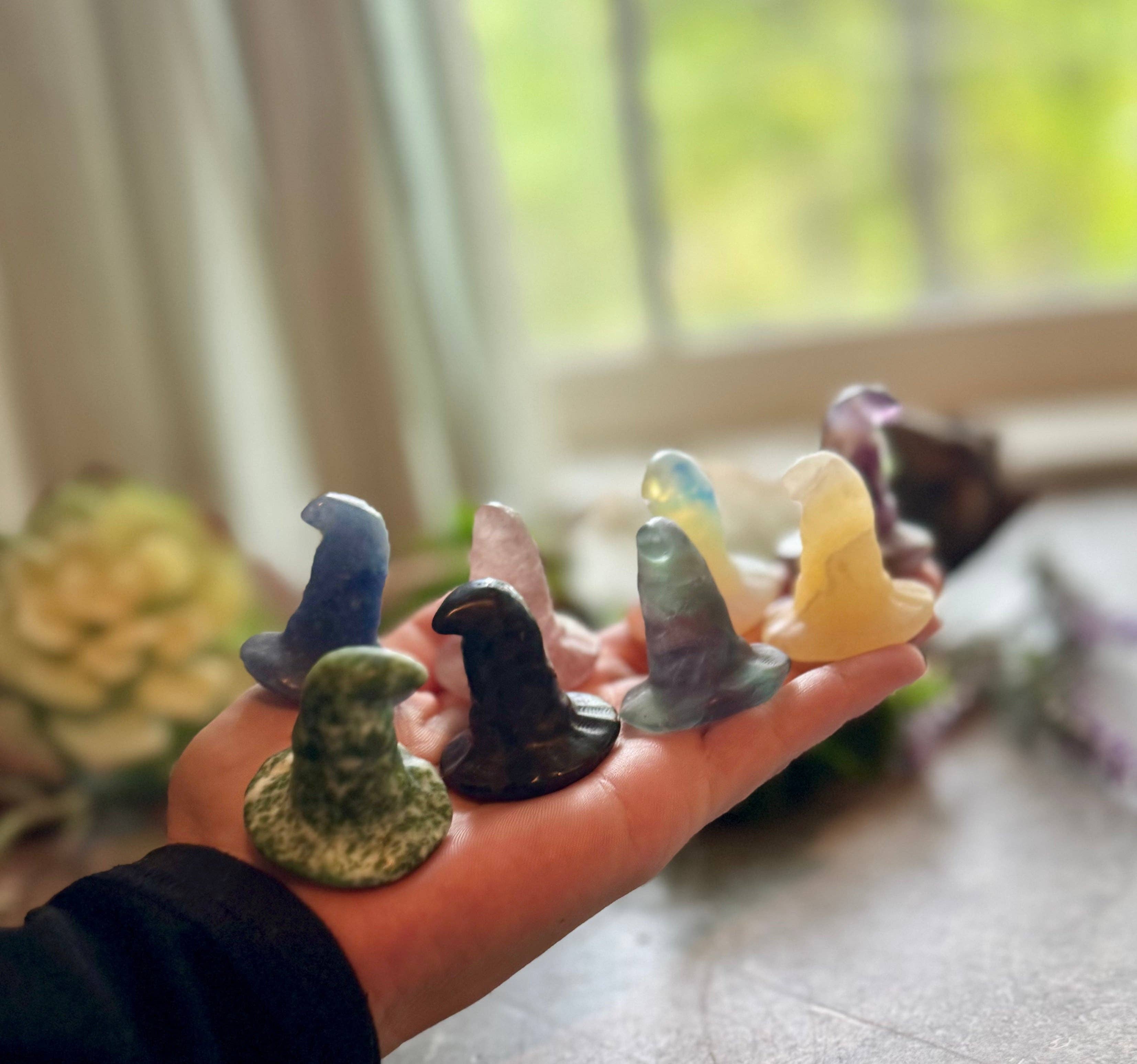 Mandala Gems - Wholesale Spiritual Stone/Crystal - Mixed Crystal Witches Hat – Witchy Crystal, Halloween Decor1