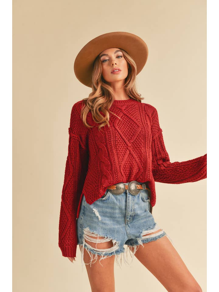 AEMI + CO - Wholesale Knit Sweater - Women's - 397CK Adela Sweater