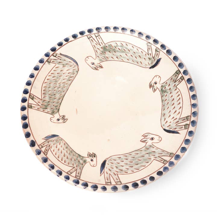 Goat Ceramic Plate for wholesale by KILIIM