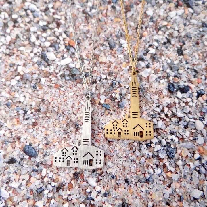 Exclusive for Julie S. Custom Lighthouse Necklaces for wholesale by My Captured Journey
