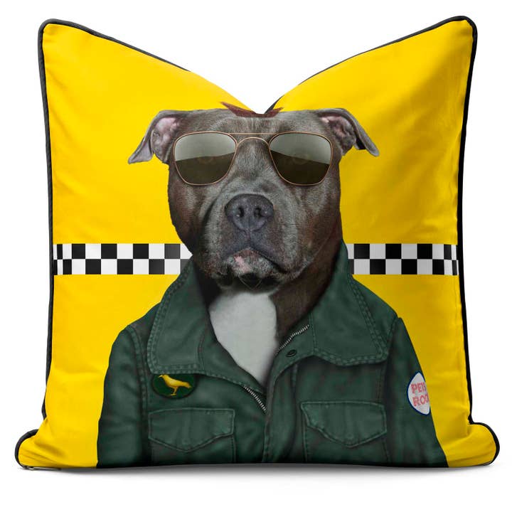 Cabbie - Pets Rock Cushion for wholesale by ART CUSHIONS