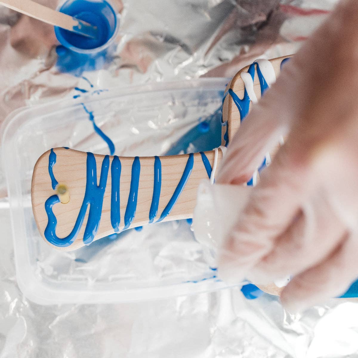 Adults & Crafts - Wholesale DIY Craft Kit - Marbled Resin Wood Board Craft Kit3