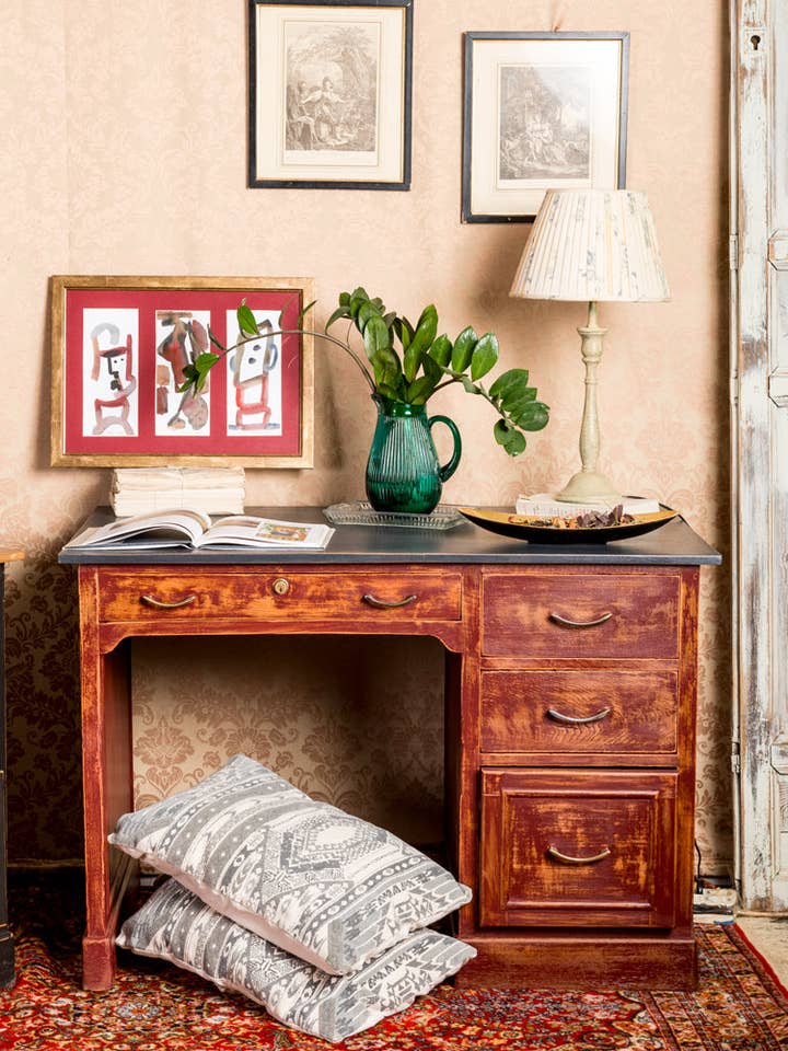 Gammalt ekbord La Roda för wholesale av Antique Arte y Decoración