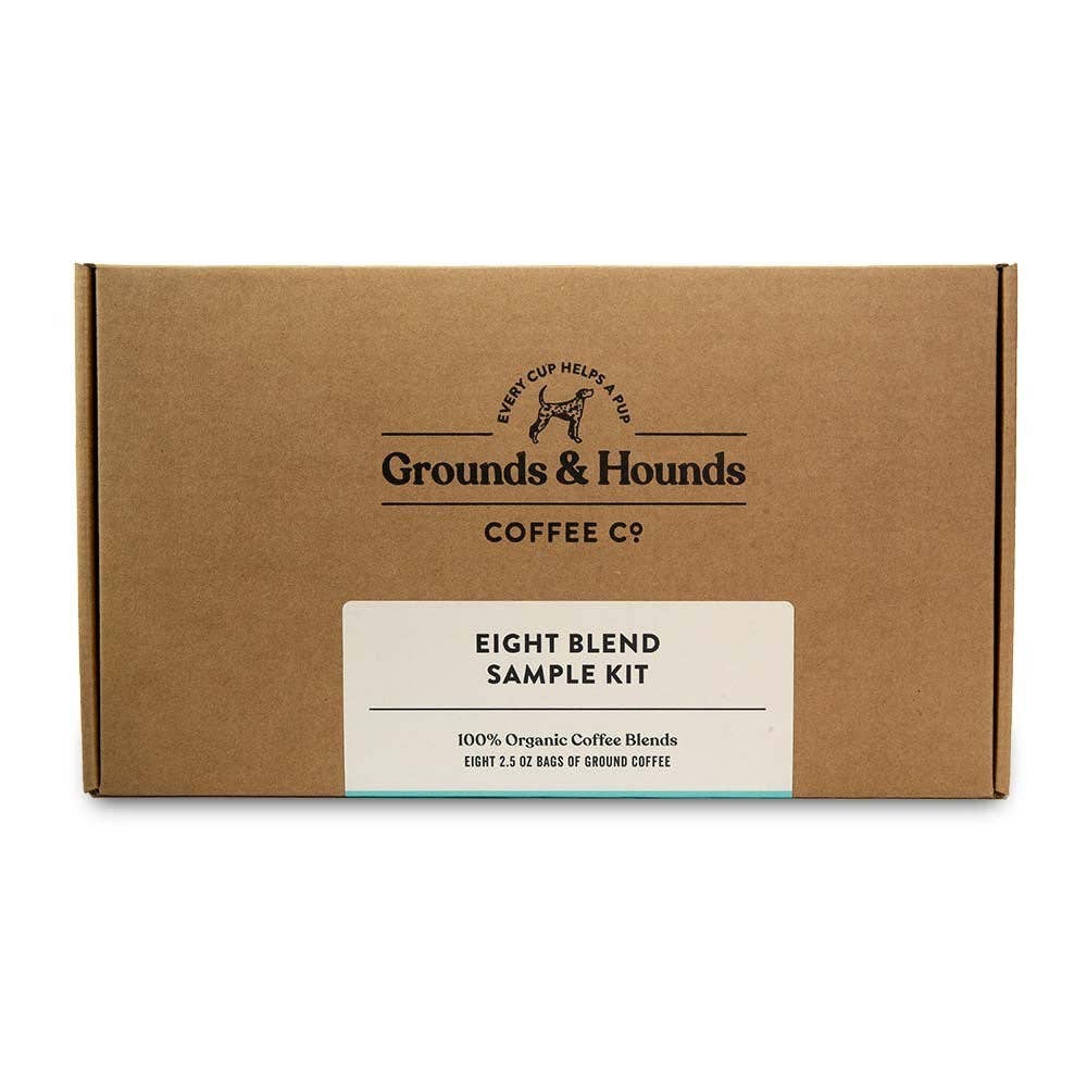 Grounds & Hounds Coffee Co. - Wholesale Coffee Beans - Eight Blend Coffee Sample Kit1