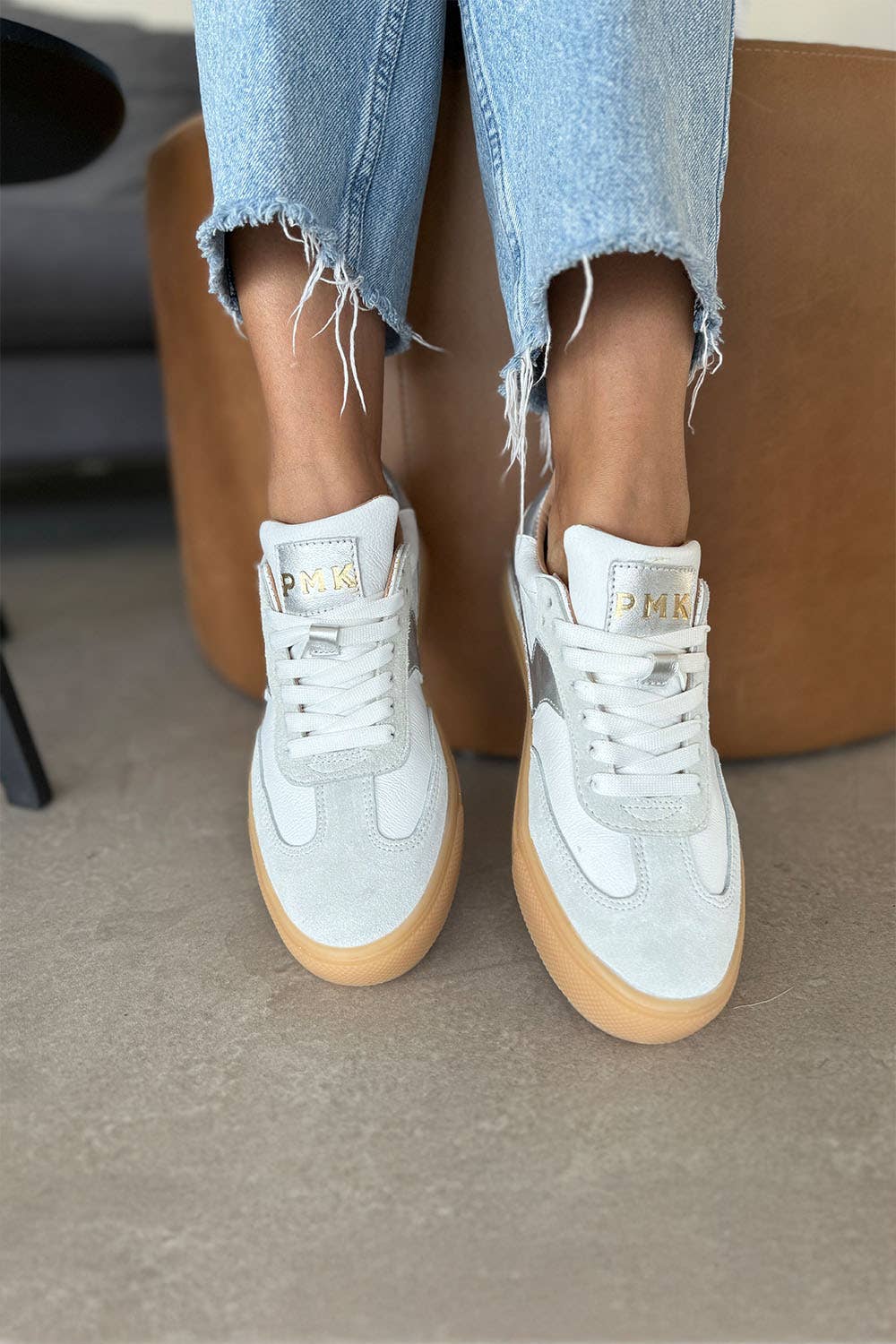 PMK SHOES – wholesale Lifestyle trainers – Women′s – Novalis white crep6