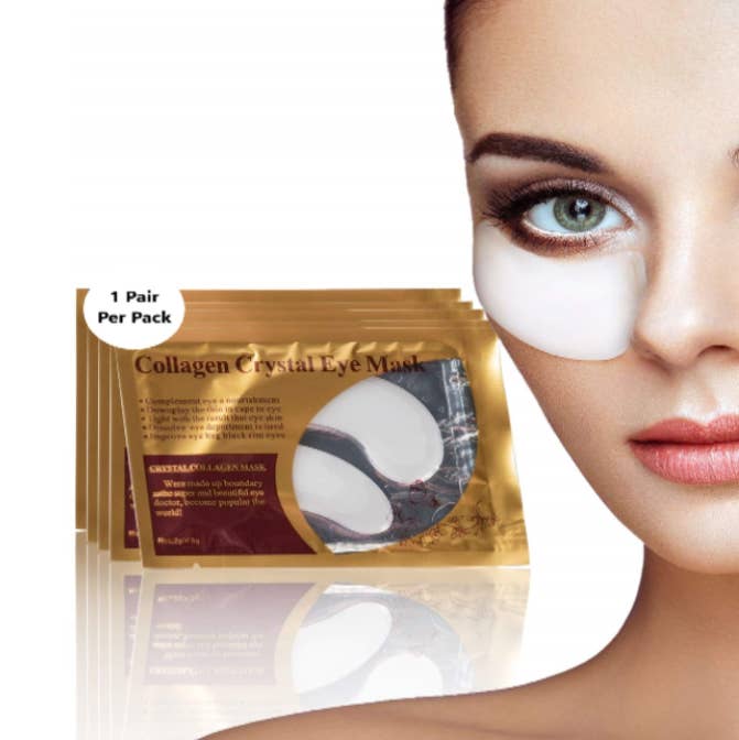 My Wholesale Warehouse - Wholesale Eye Treatment Mask - White Hyaluronic Collagen Eye Masks