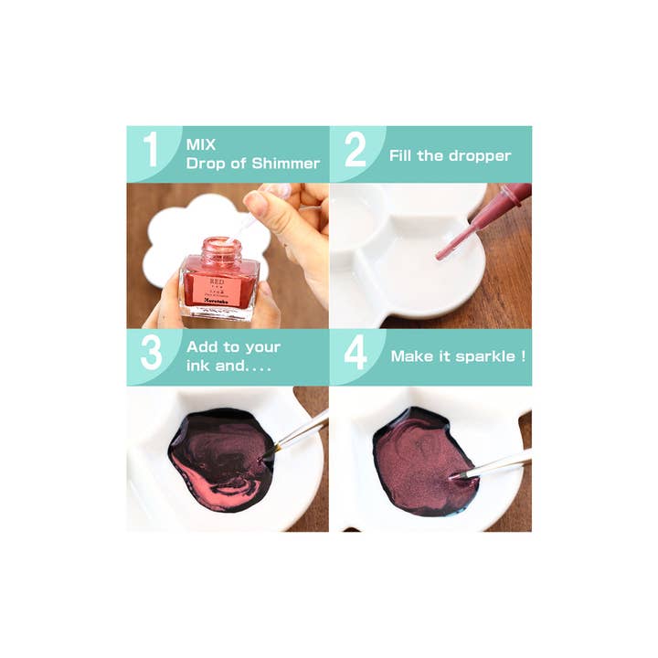 Chartpak, Inc. - Wholesale Ink Pad - Kuretake® Drop Of Shimmer Ink13