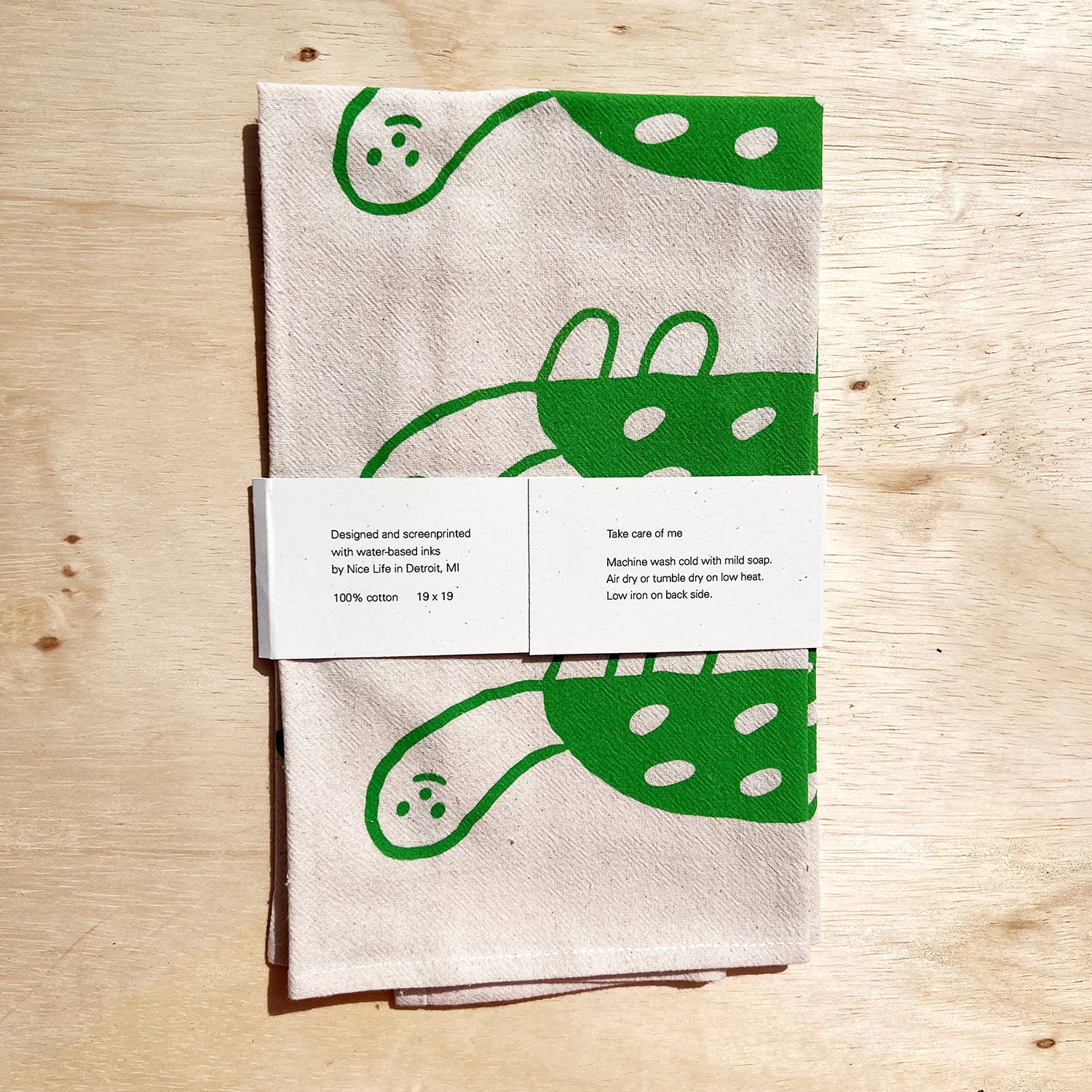 Nice life - Wholesale Tea Towel - Turtle tea towel2