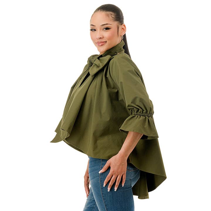 Black Pearl Clothing - Wholesale Blouse - Women's - FLOWING GRACE TOP5