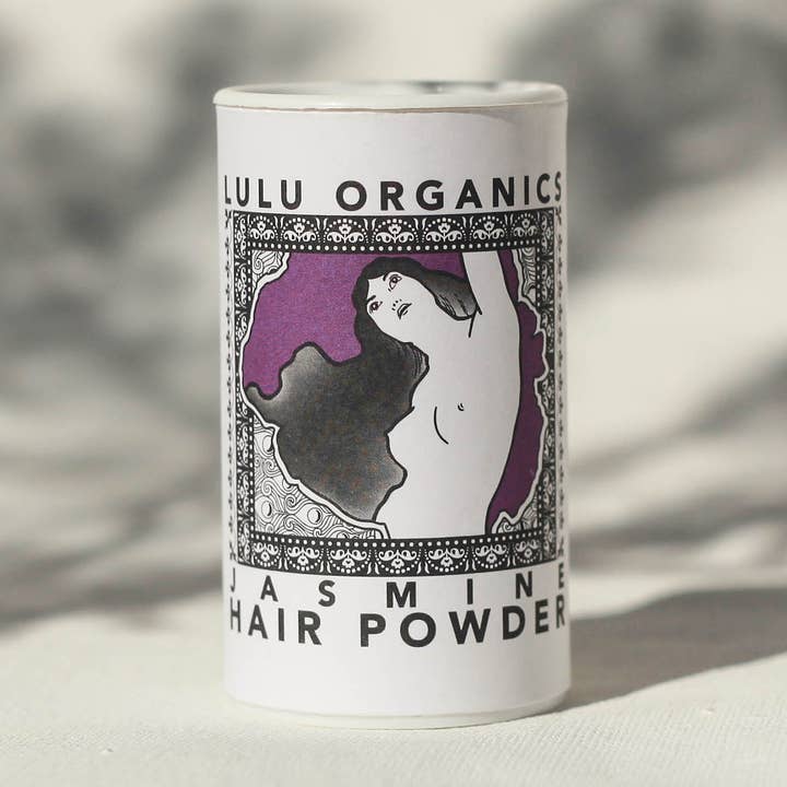 Jasmine Travel Size Hair Powder Shampoo 1oz for wholesale by LULU ORGANICS