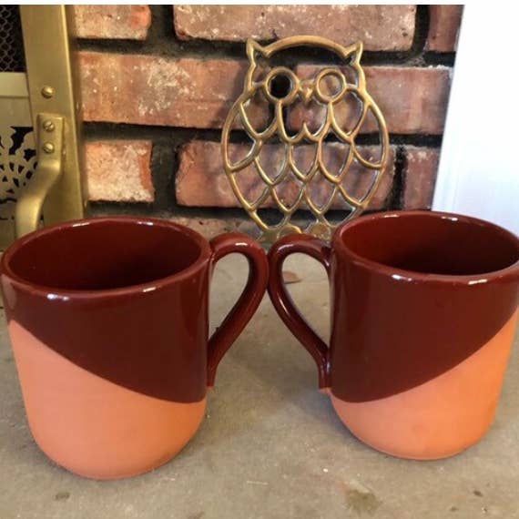 GJE Terracotta - Wholesale Coffee Mug - Terra-cotta Clay Coffee Mug, Rustic Style Drinking Mug