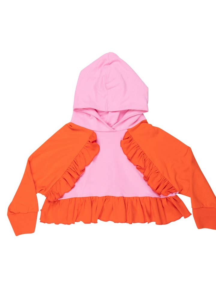 Tea Block Hoodie für Kinder für den Großhandel von Wauw Capow by Bangbang Copenhagen
