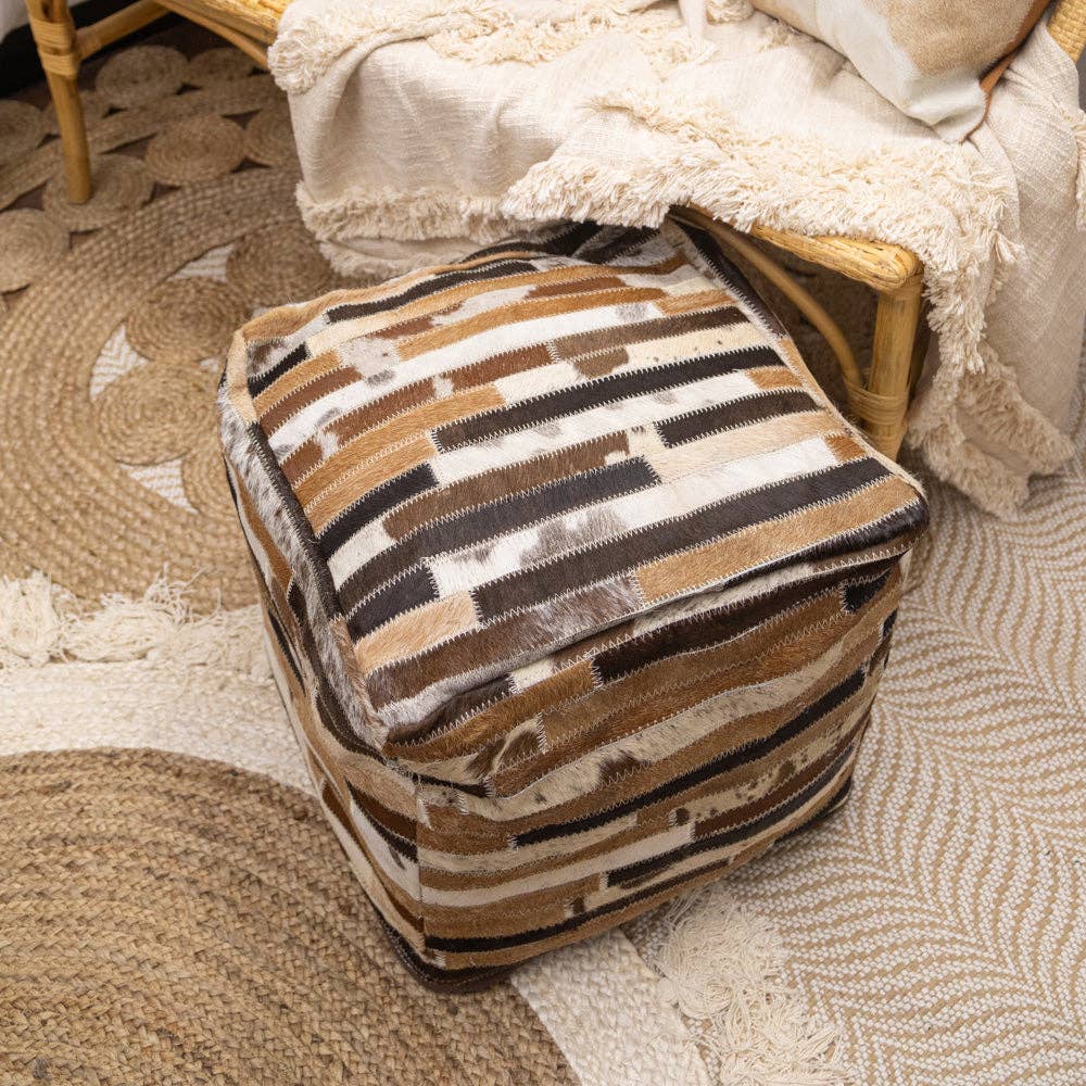 MLC – Otomana por atacado – Pufe em Pele Genuína de Vaca - Eve0