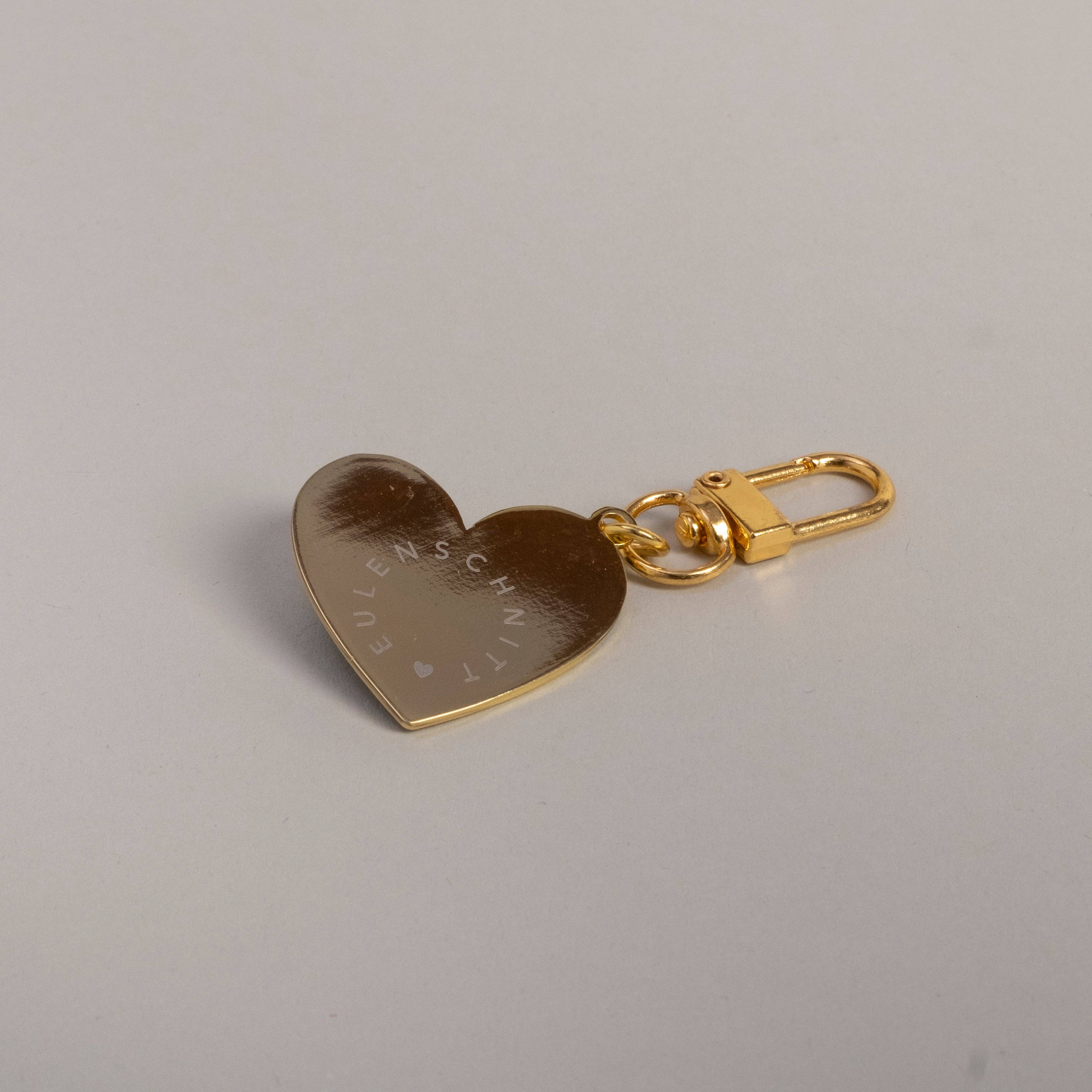 Eulenschnitt - Wholesale Keychain - Unisex - Red little heart key ring (VE = 6 pieces)1