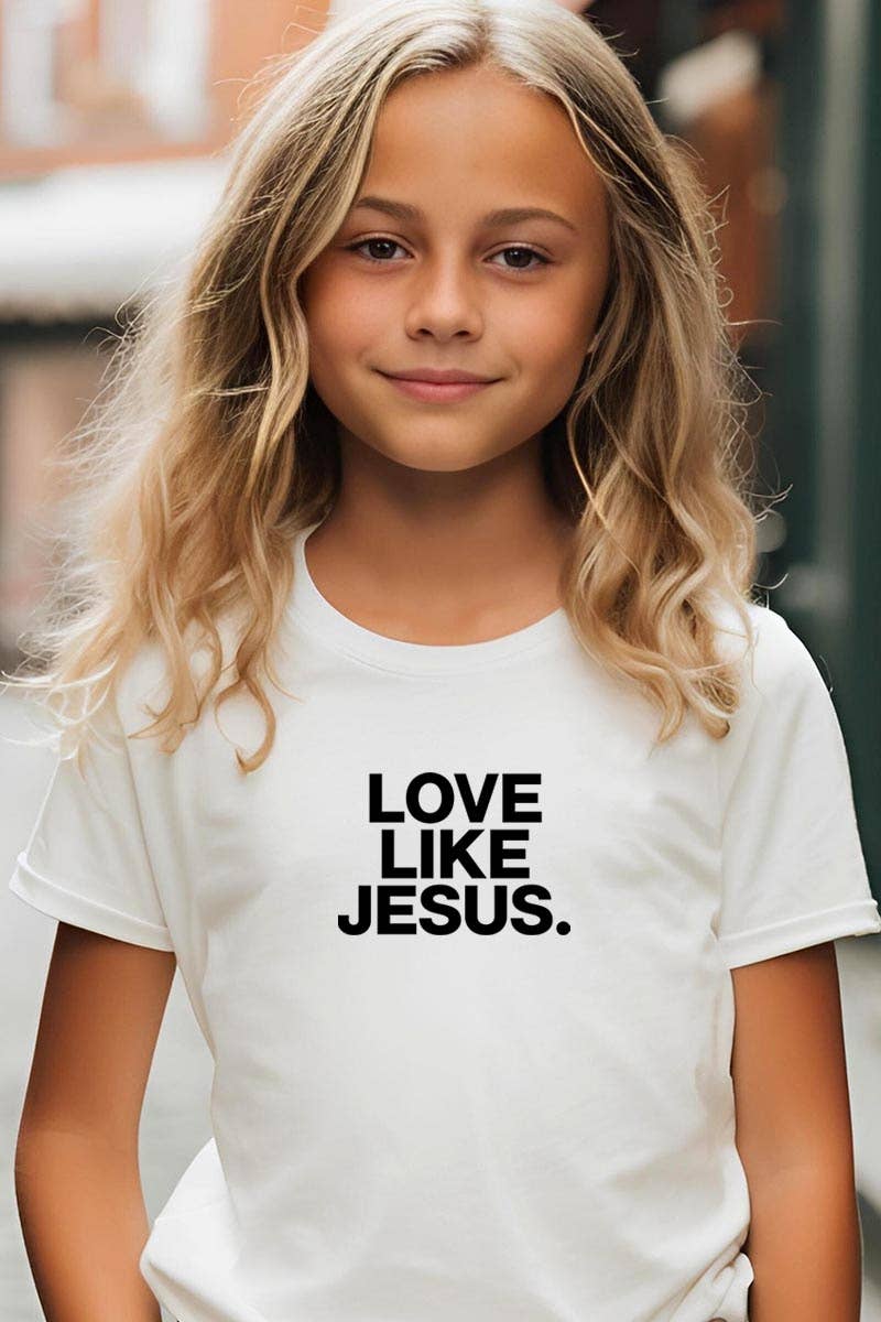 COLORBEAR - Wholesale T-Shirt - Kids - Love Like Jesus Kids Graphic Tee8