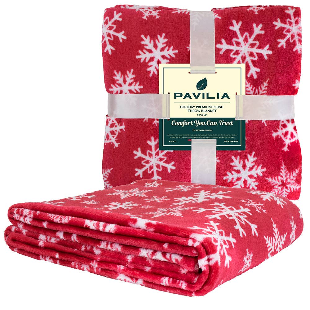 Pavilia – wholesale Prydnadsfilt – Pavilia julfleecefilt med säsongsmotiv45
