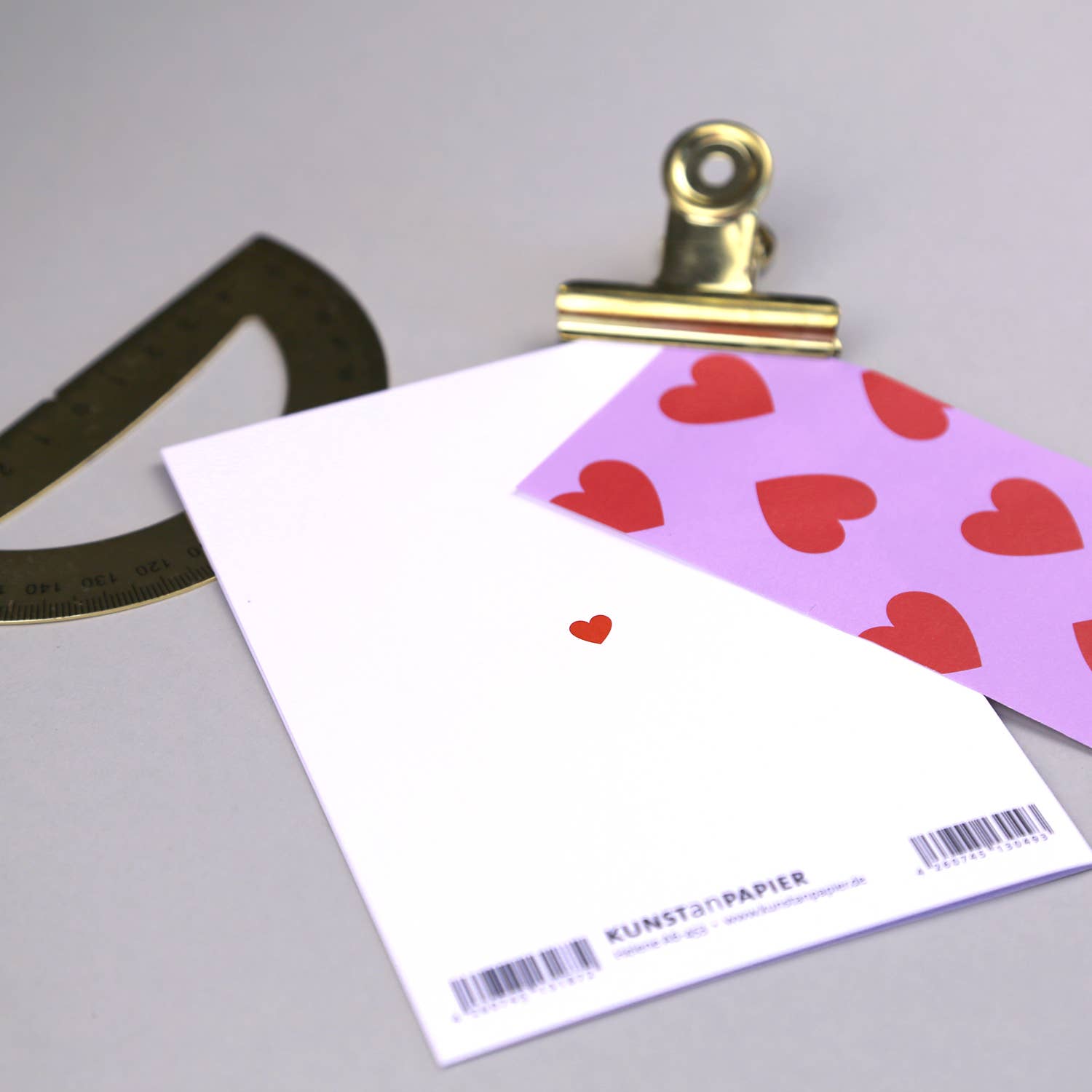 Kunst an Papier - Vente Faire-part de mariage - Carte de mariage Helene Herz4