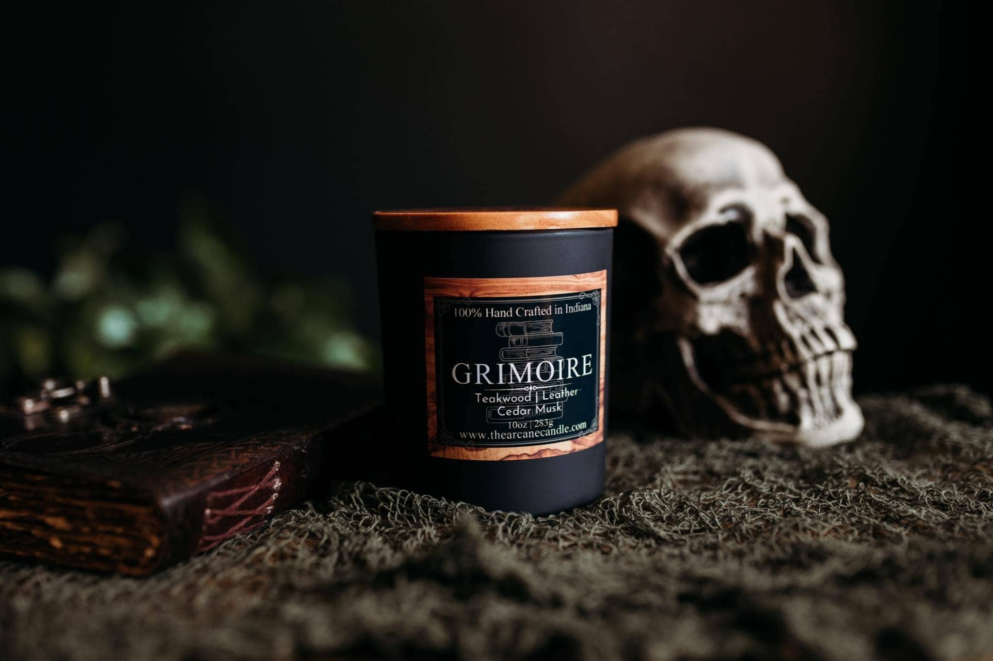 The Arcane Candle - Wholesale Jar/Filled Candle - Grimoire1