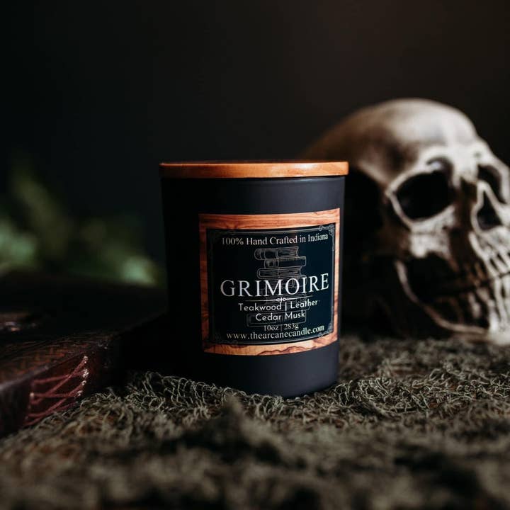 The Arcane Candle - Wholesale Jar/Filled Candle - Grimoire1