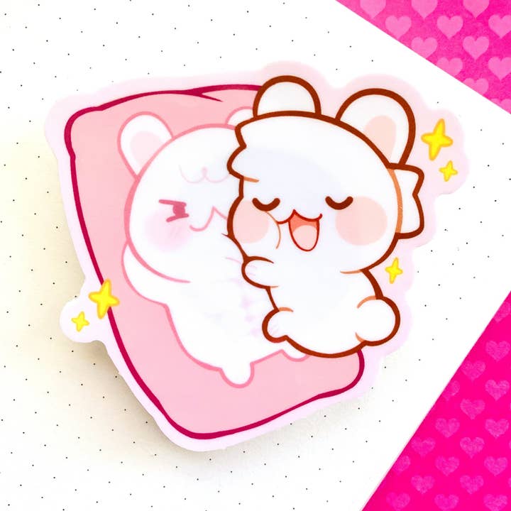 "Body Pillow" Vinyl Sticker for wholesale by Loppy Rae