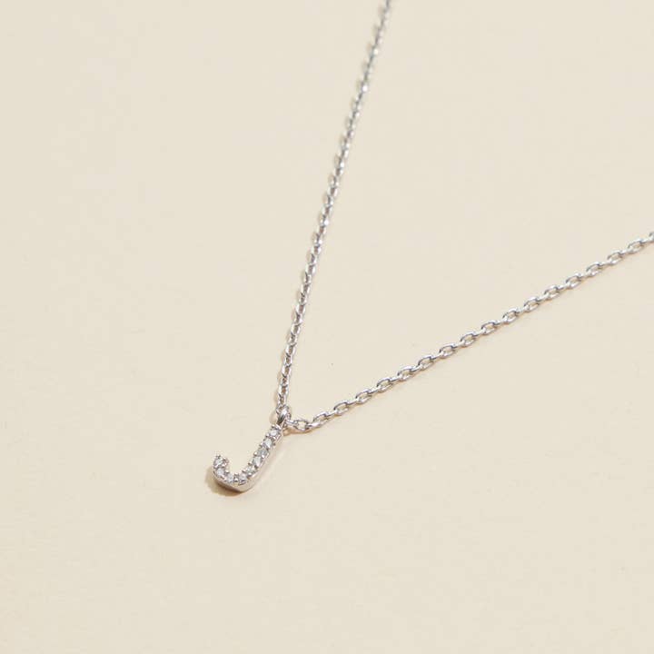 Lilla Haven - Wholesale Pendant/Charm Necklace - 12 Pack of Cubic Zirconia Initial Gold Dipped Necklaces21