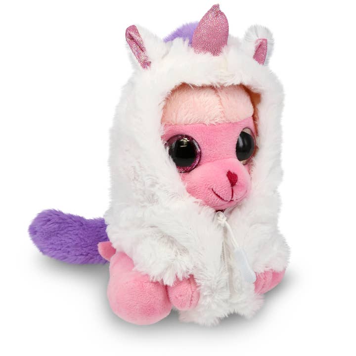 Cota Global - Wholesale Stuffed/Plush Toy - Kids & Baby - Plush Unicorn - Sparkle Eyes Plush - Small Pink Poodle Dog