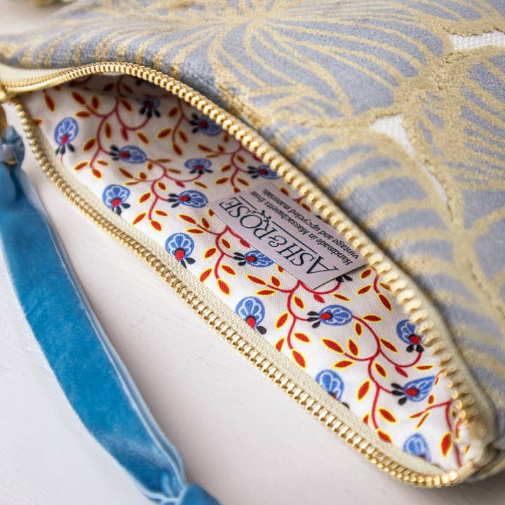 Ash & Rose - Vendita all'ingrosso Braccialetti - Portafoglio da polso Blossoms in velluto2