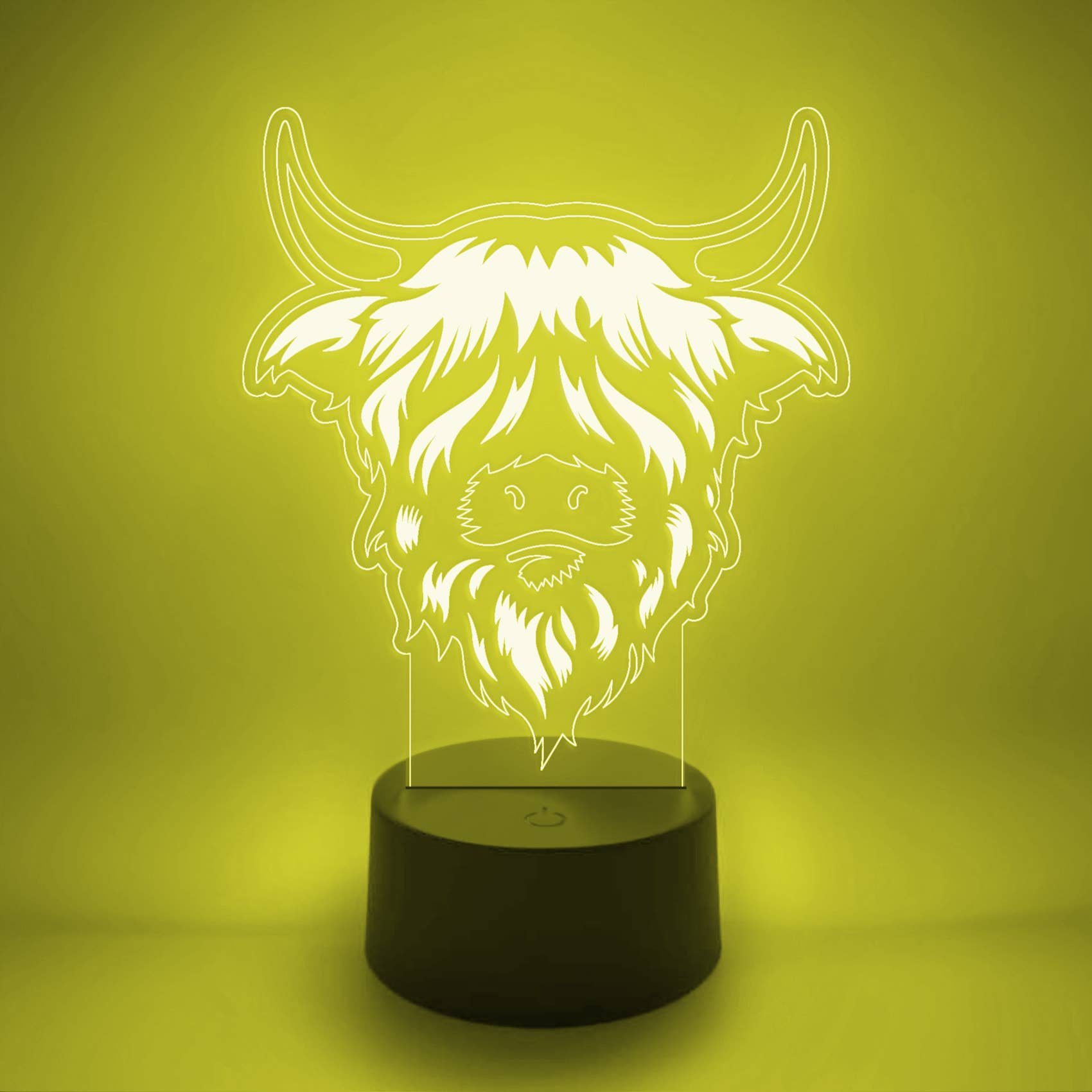 The 308 Collective - Vente Lampes d'appoint/de bureau - Lampe LED Highland Cow | Cadeaux pour les éleveurs et les éleveurs9
