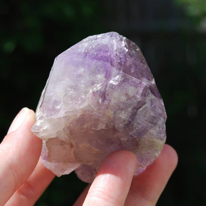 Caspar Curiosities - Wholesale Spiritual Stone/Crystal - 2.7in 161g DT ET Elestial Fenster Amethyst Quartz Crystal Cathedral, Mali wa106
