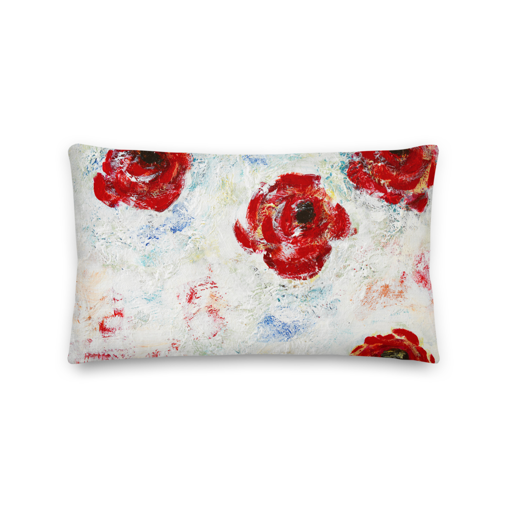 Sheri Biritz Studio - Wholesale Throw/Decorative Pillow - Poppies | Premium Pillow2