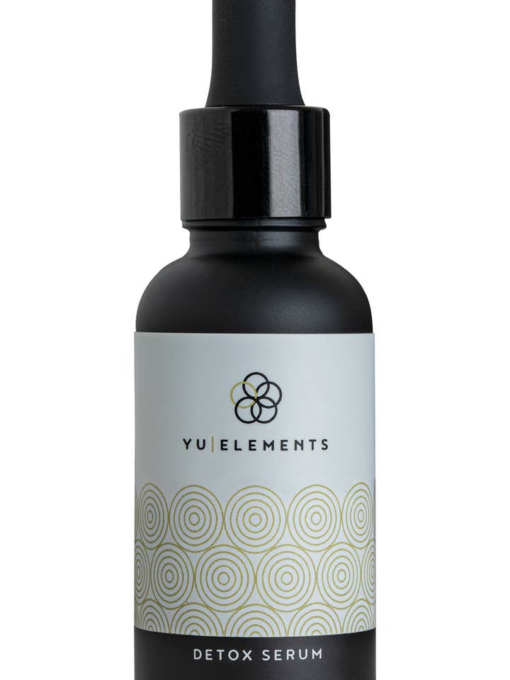 WOOD Detox Serum mit Hyaluronsäure für reine Haut für den Großhandel von Yu Elements