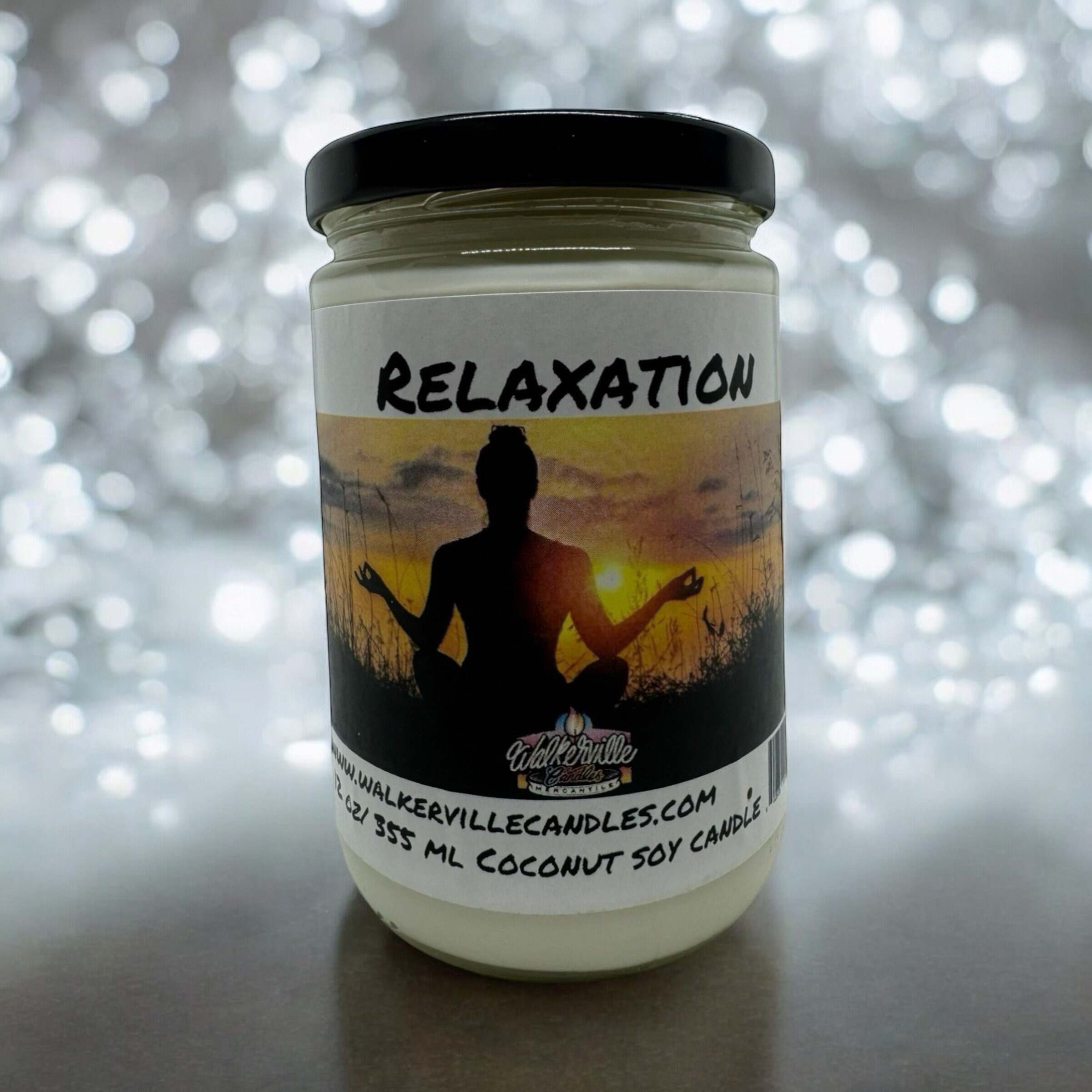 Walkerville Candles - Wholesale Jar/Filled Candle - Relaxation Eco-friendly 12 oz Coconut Soy Candle8