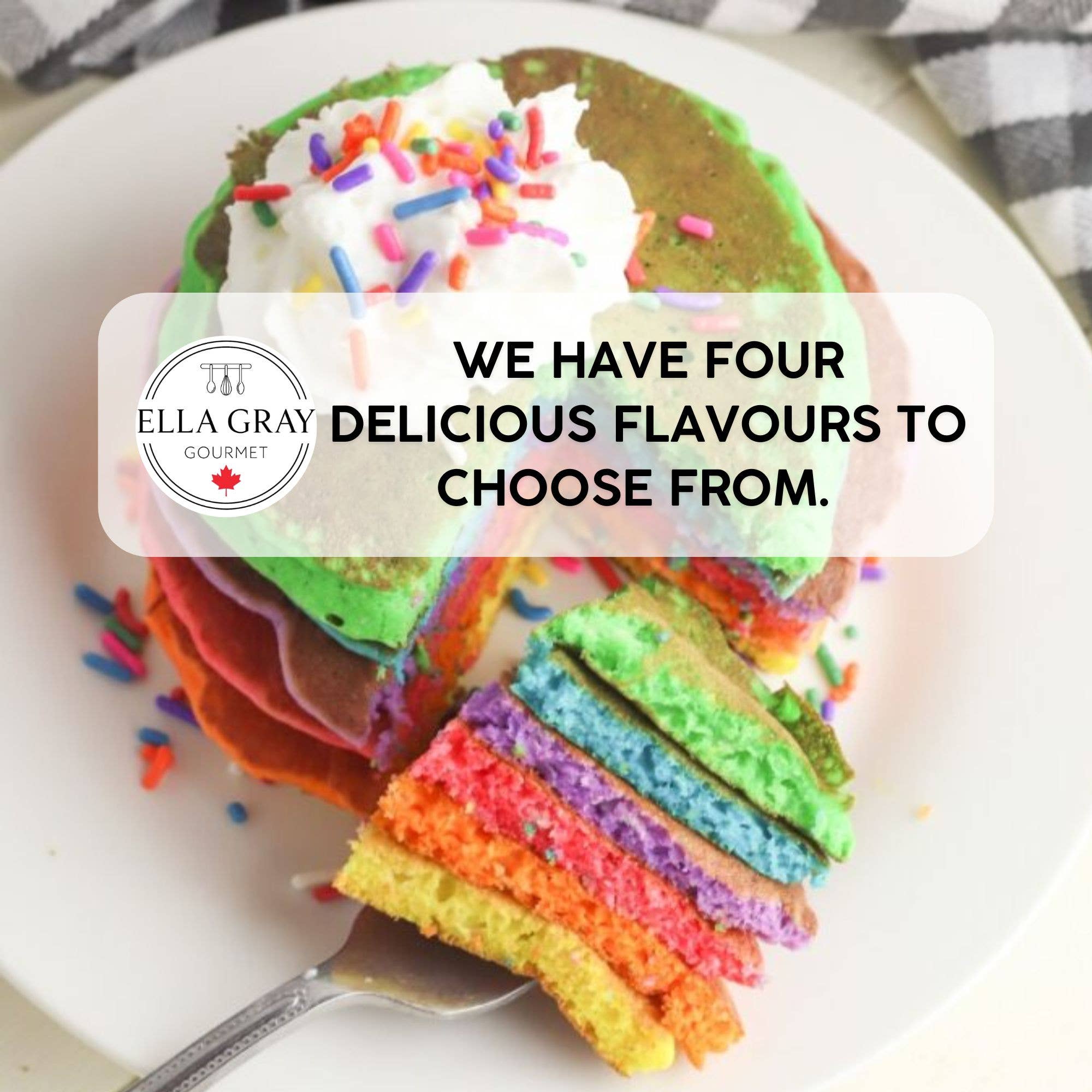 Ella Gray Gourmet - Vente Préparation pour pancakes - Mélange à crêpes rose 3