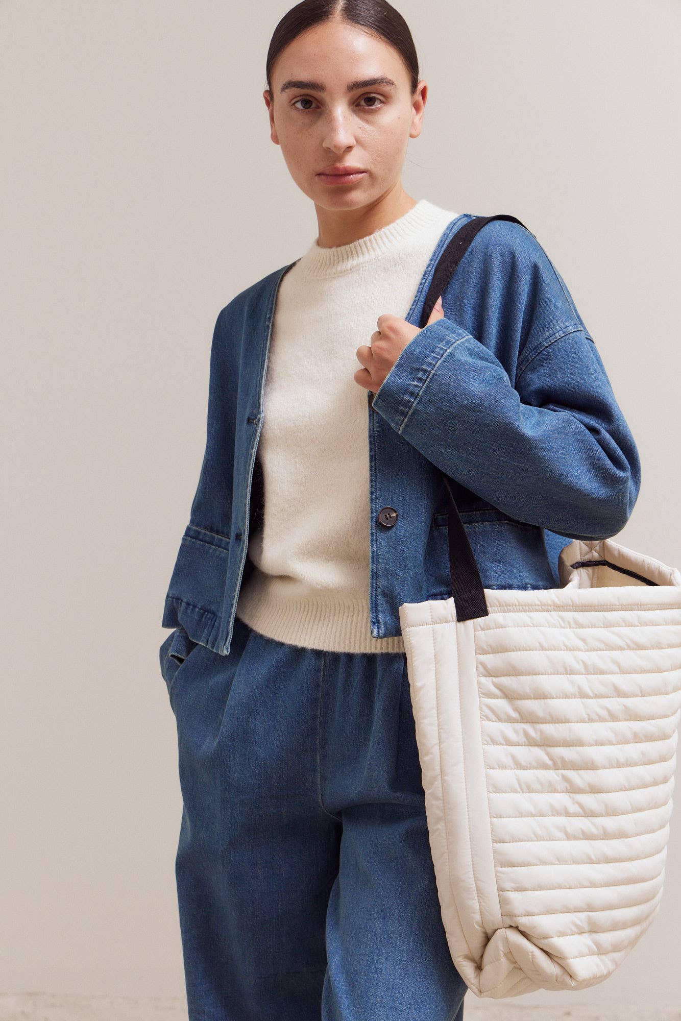 MULTI 90119 - QUILTING TOTE BAG for wholesale on Faire