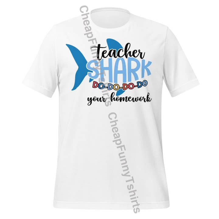 Teacher Shark Unisex t-shirt for wholesale by Black and Gifted LLC
