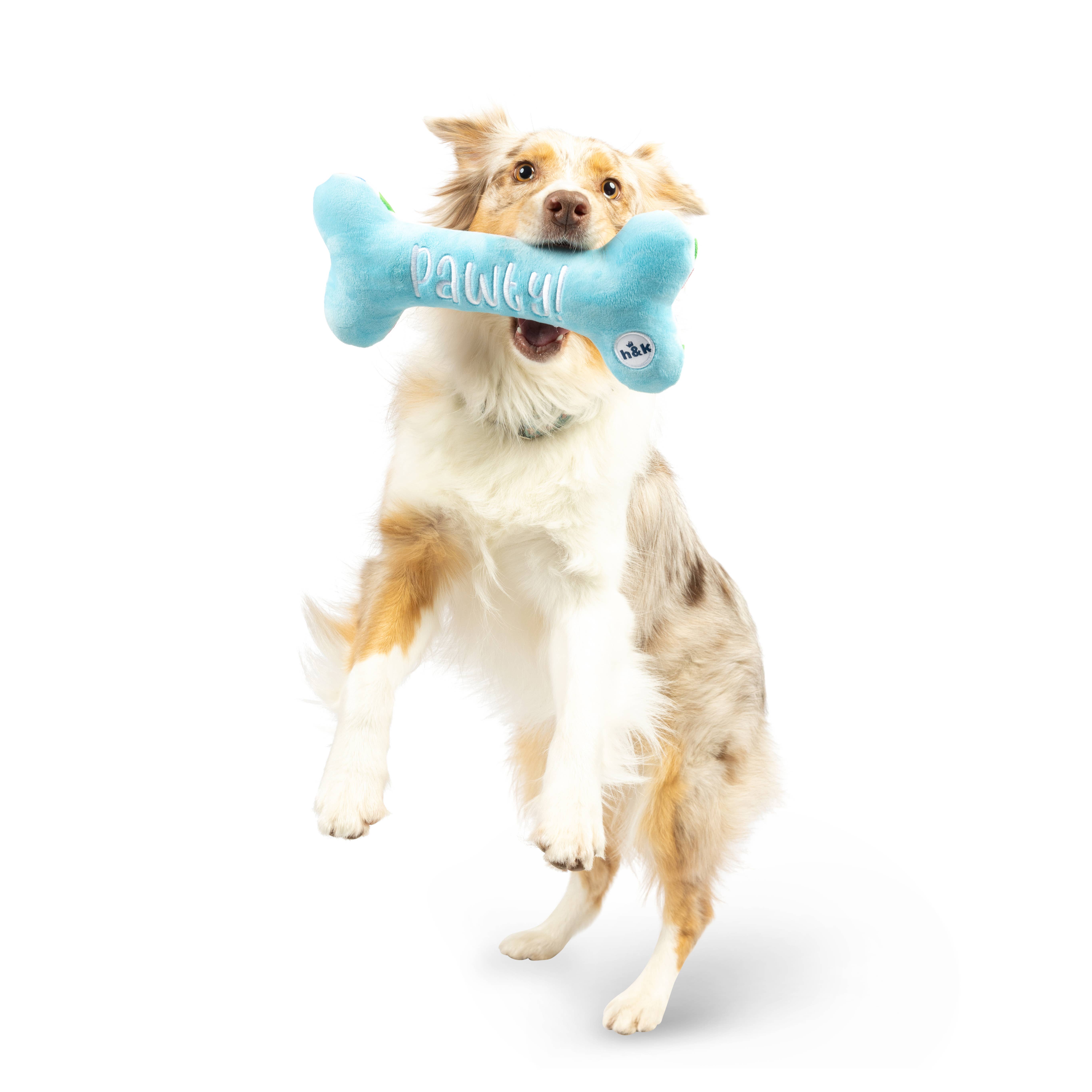 Huxley & Kent - Wholesale Pet Plush Toy - Dog - It's My Barkday Bone Dog Toy (Double Sided)7