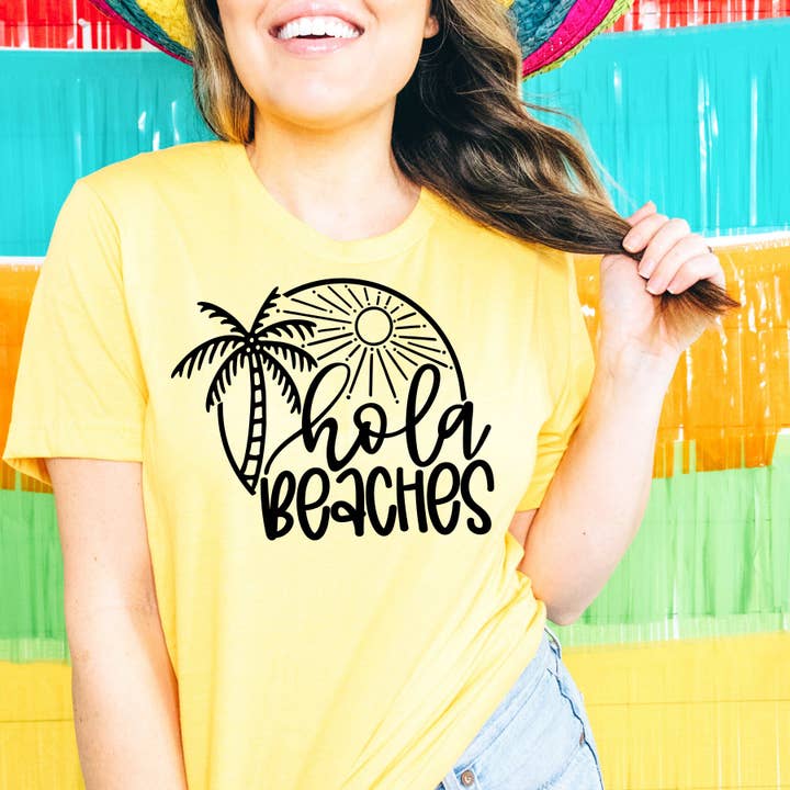 Hola Beaches for wholesale by Sunfire Tees