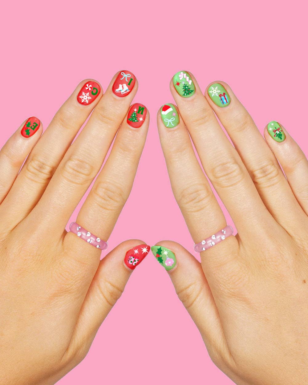 xo, Fetti - Wholesale Nail Art/Decal - Santa Baby Nail Stickers - 744 adhesive, Christmas Xmas4