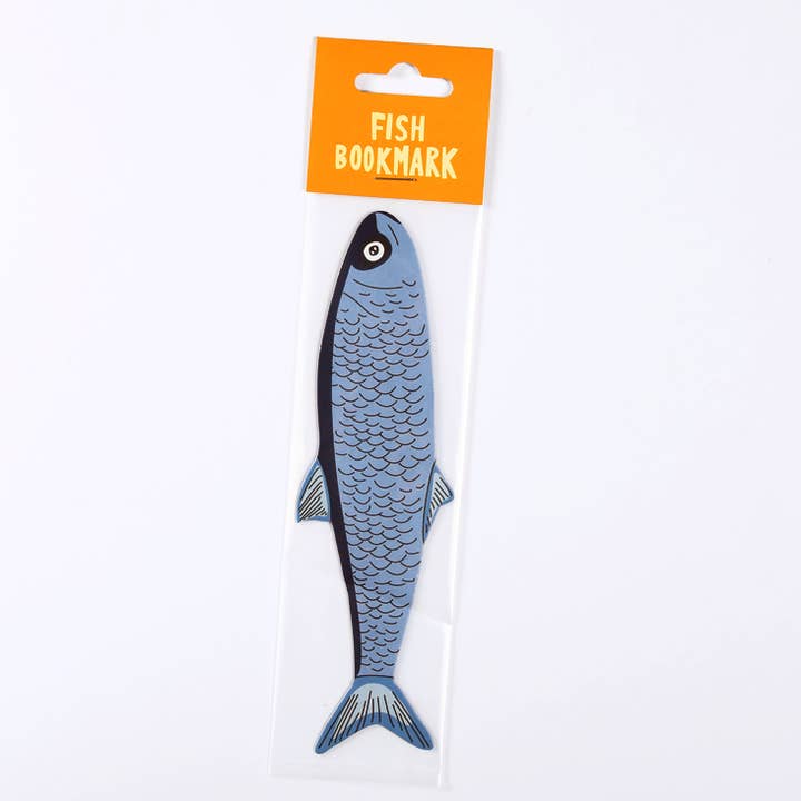 Humdrum Paper - Wholesale Bookmark - Fish Bookmark (it's die cut!)