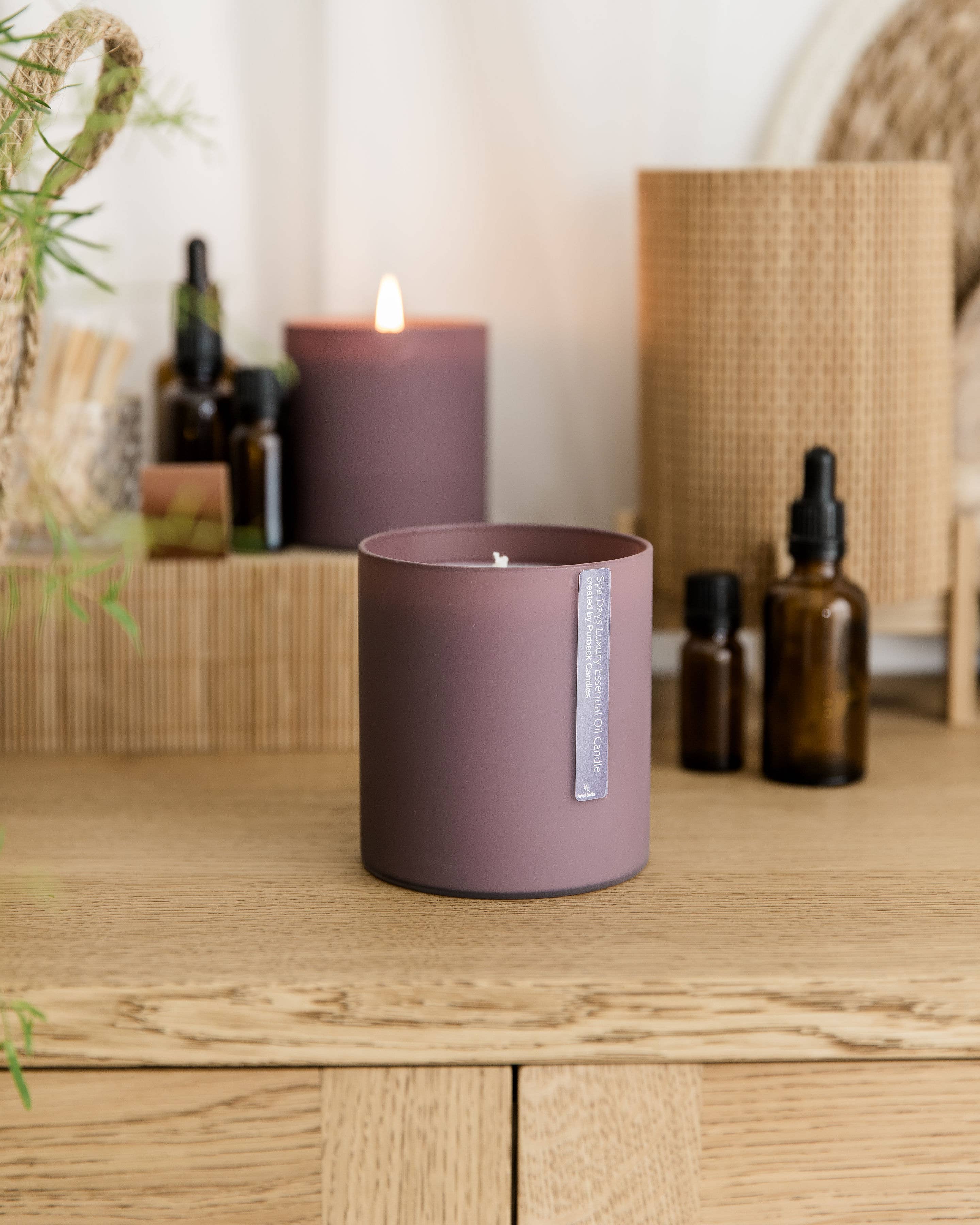 Purbeck Candles – wholesale Jar/filled candle – Signature Range - Glass Jar - Spa Days0