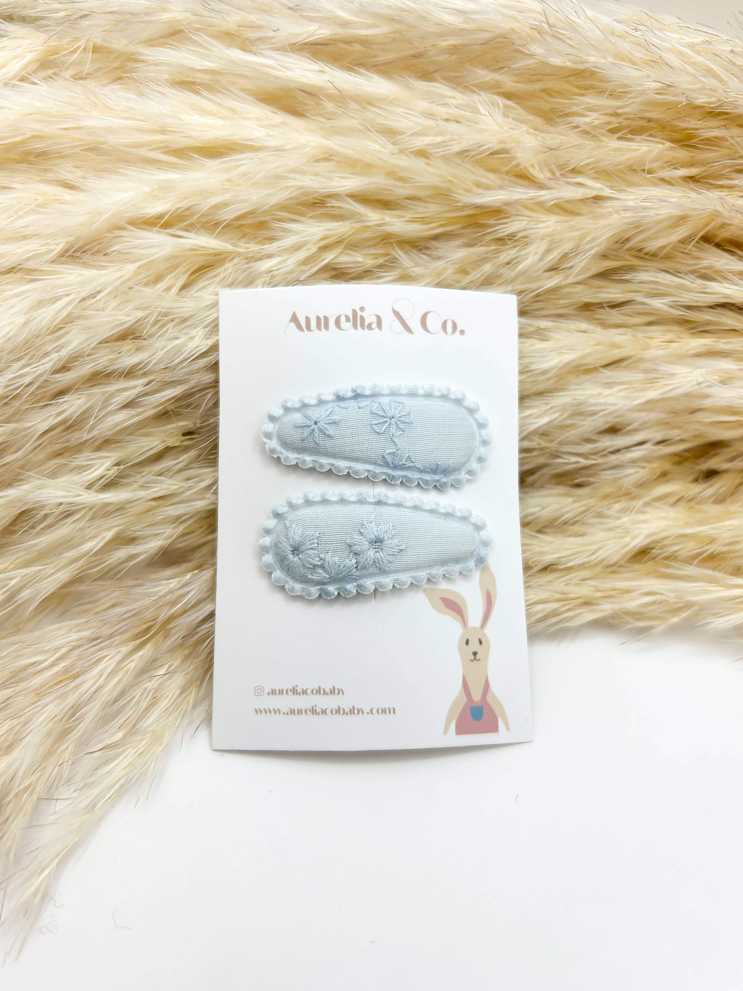 Aurelia & Co. Baby - Wholesale Hair Clip - Kids - Mini Baby Fabric Hair Barrettes6