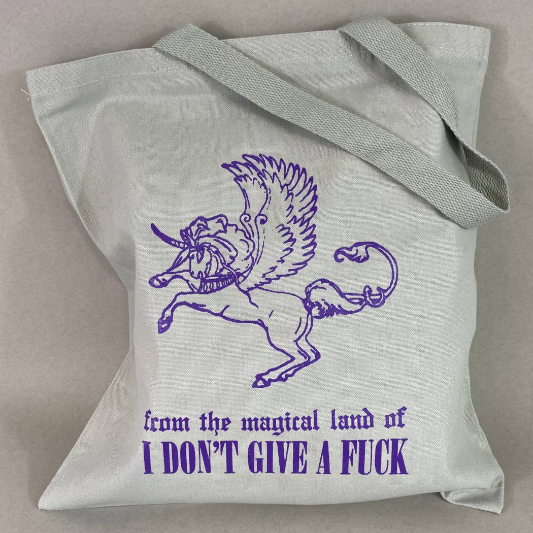 Rx Letterpress - Vendita all'ingrosso Borsa tote - Unisex - Magical Land of I Don't Give a [Explicit] | Borsa in tela3