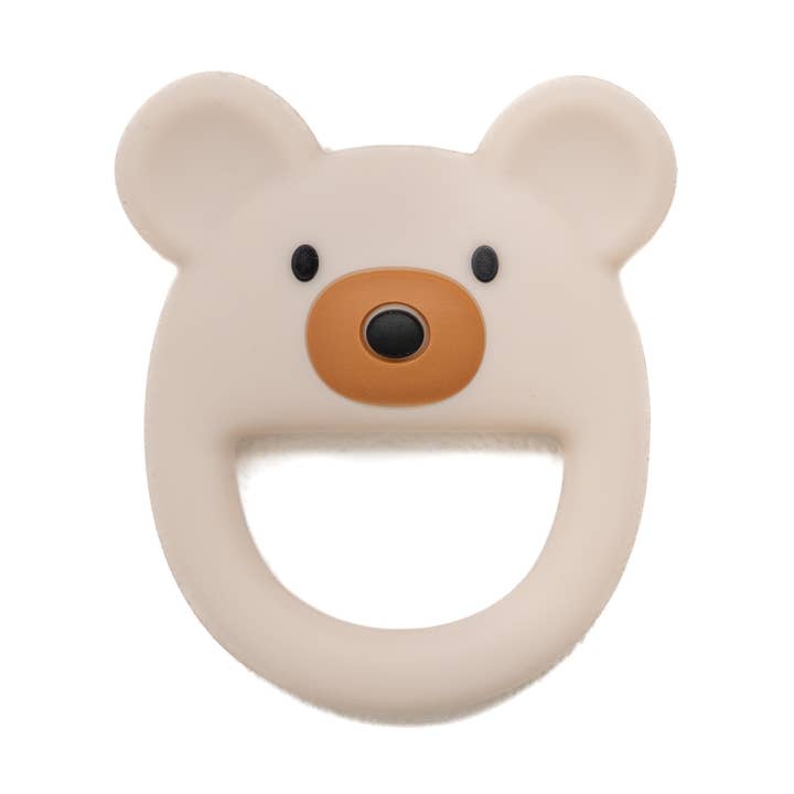 Bear Face Baby Teething Toy for wholesale by AmariandAaren