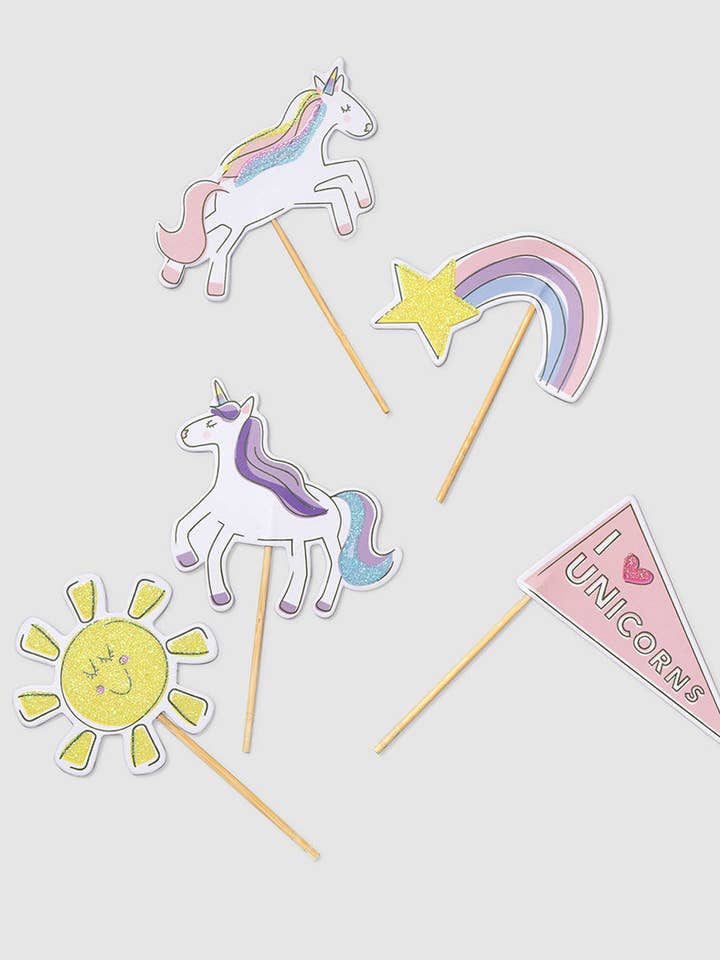 Unicorn Dreams Mini Toppers (10 per pack) for wholesale by Coterie Party Supplies