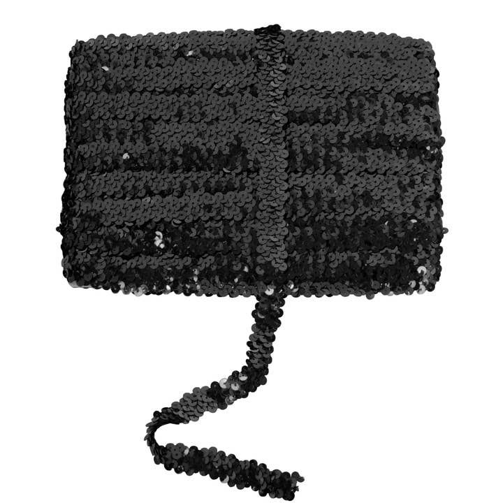 AK Brand - Wholesale Ribbon – Gift wrapping - Elastic Sequin Trim 0.8 Inch Glitter Paillette Ribbon18