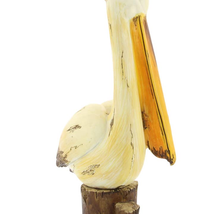 Import Corner – wholesale Sculpture – A-58223: POLYSTONE PELICAN 7"W, 18"H4